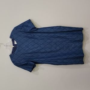 Donating Make an Offer Kate Spade Denim Quilted Stitch Shift Dress